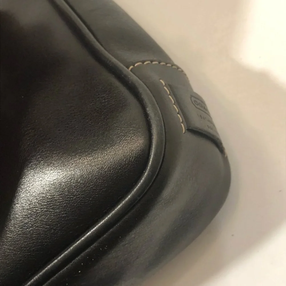 Coach vintage y2k 7789 black leather Hampton bag Costa Rica
